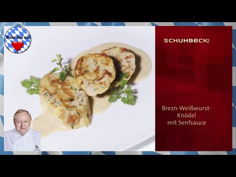 Alfons Schuhbeck - Brezn Weißwurst Knödel mit Senfsauce