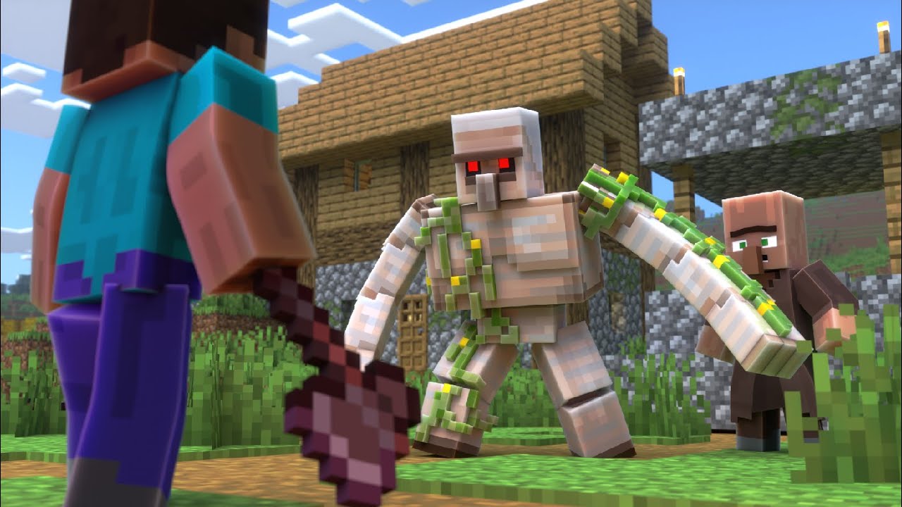 Gus The Iron Golem - THE MOVIE (Minecraft Animation)