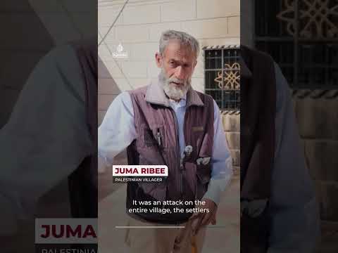 Israeli settlers torch homes and mosque in Masafer Yatta | AJ #shorts