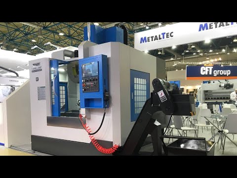 MetalTec TOPMILL 800S  (подготовка под 4-ось) Вертикальный обрабатывающий центр с ЧПУ met11818, видео 2