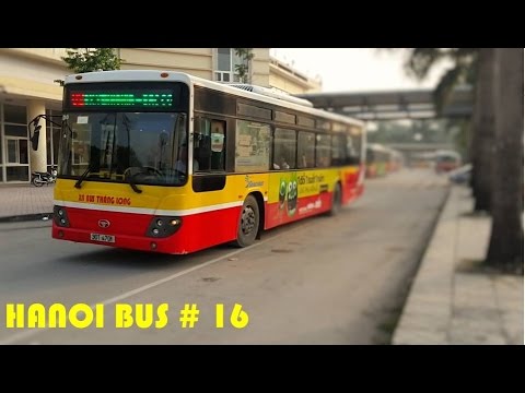 WHEELS ON THE BUS | Hanoi Bus No 16 - Xe Buýt Hà Nội Số 16 | the vehicles by HTBabyTV