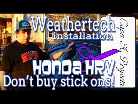 WeatherTech Window Deflectors Honda HRV.