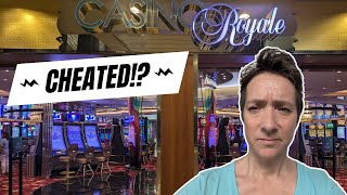 I got Cheated at the Casino!! Also an inside look at Royal Caribbean Allure of the Seas' Casino 🎰🚨