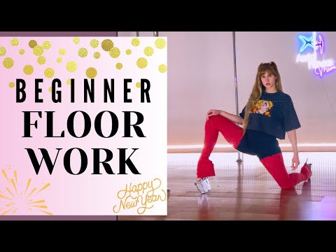 FLOORWORK COMBO FOR BEGINNERS || Floorwork For Pole Dance Tutorial