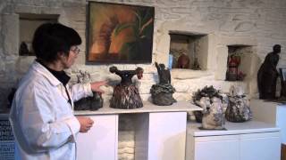 preview picture of video 'Lacroix damas Sculpture - visite de mon atelier'