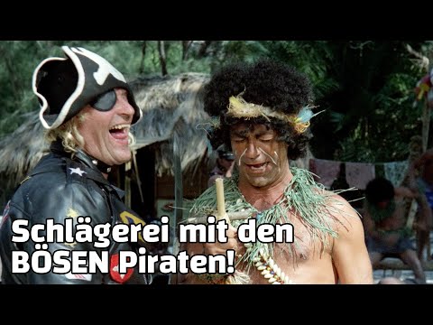 Schlägerei mit den bösen  Piraten |  Zwei Asse trumpfen Auf | Bud Spencer & Terence Hill