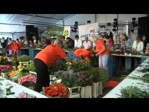 Pentekeningen en bloemschikwedstrijd Nootdorp 2013