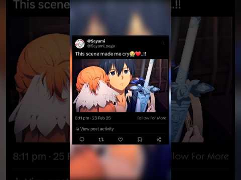 Kirito's Reaction to Asuna: The Moment That Changed Everything😭❤️..!!