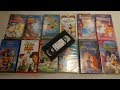 My Disney VHS Blu Ray DVD Collection Brand New Version In 2018 Part 1 VHS