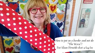 How to put on Quilt Borders so they don