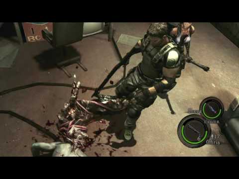 Resident Evil 5 Remastered playthrough pt27 - The Twisting Tower of Snipe