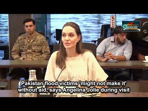 Pakistan flood victims 'might not make it' without aid, says Angelina Jolie during visit