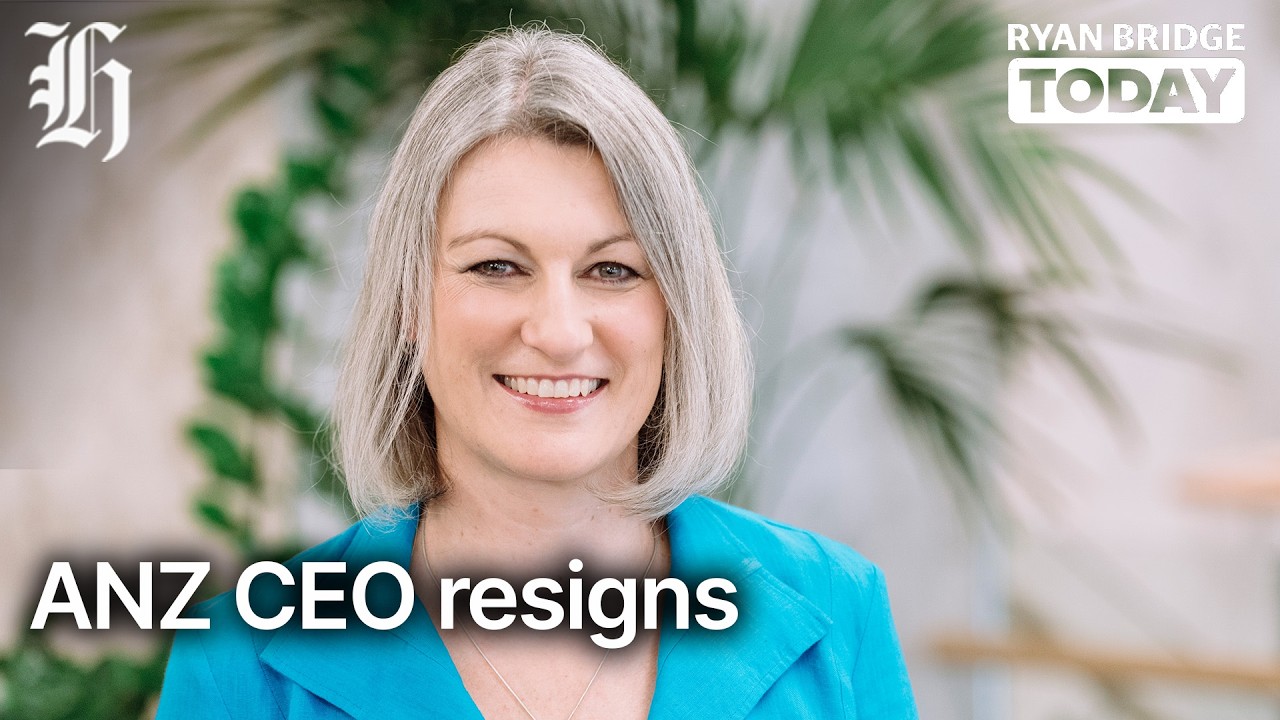 ANZ NZ chief exec Antonia Watson resigns; US markets up on Iran deal news I Ryan Bridge TODAY