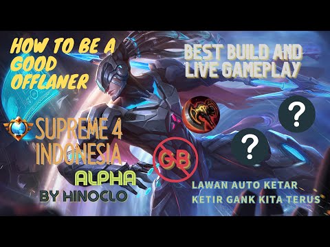ALPHA BEST BUILD AND GAMEPLAY [ Ex Top Global 1 Alpha and Supreme Indonesia Alpha No 4] by Hinoclo