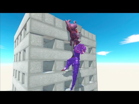 Thanos The Creation on Wobbly Buildings vs Every Unit  - Animal Revolt Battle Simulator Gameplay