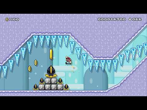Slip and Dip: Ice Edition by mr twinkle - Super Mario Maker 2 - No Commentary 1by