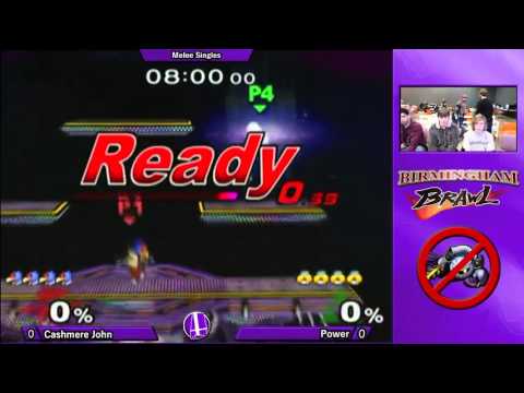 Birmingham Brawl 6 Melee Singles - Cashmere John (Falco) vs. Power (Falco, Sheik)