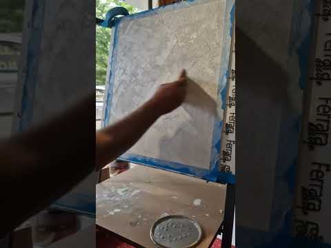 Tutorial aplicare vopsea decorativă perlată pensulată Davinci Ferrara Design