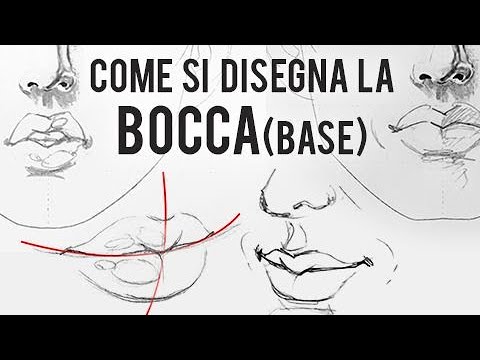 tutorial: come disegnare bocca e labbra (base)