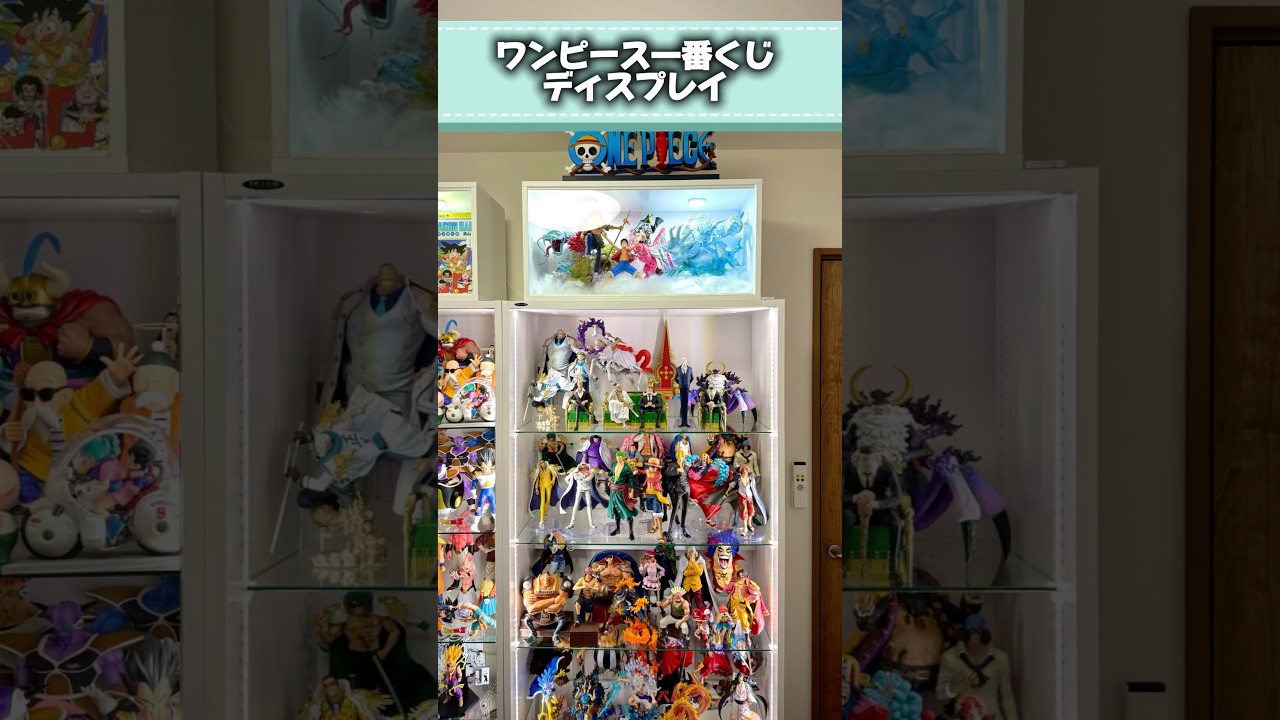 ワンピース一番くじディスプレイ　#ワンピース #onepiece #shorts #youtube #figure #フィギュア #anime #アニメ #vlog #一番くじ #趣味 #rufy