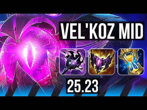 VEL'KOZ vs SYNDRA (MID) | 800+ games | EUW Master | 25.23
