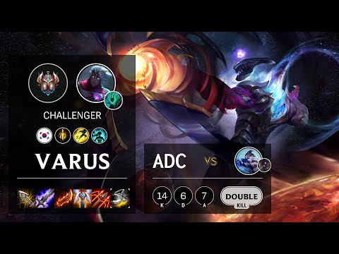 Varus ADC vs Ashe - KR Challenger Patch 10.16