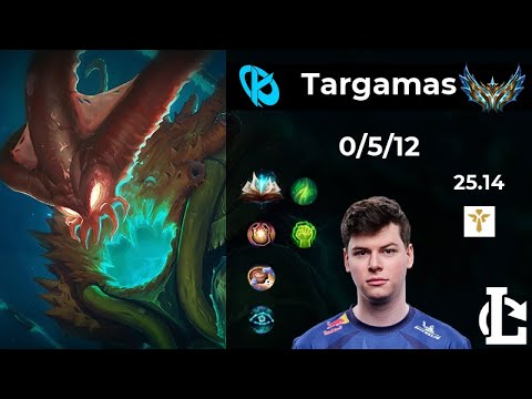 Thresh SUPPORT - KC Targamas | Patch 25.14 EUW Challenger