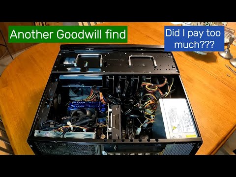 SilverStone HTPC case find "Goodwill.com" With Plex media Server Build