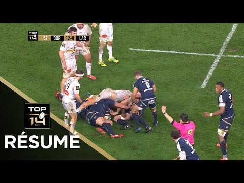 TOP 14 - Résumé : Bordeaux-La Rochelle: 20-15 - J11 - Saison 2019/2020