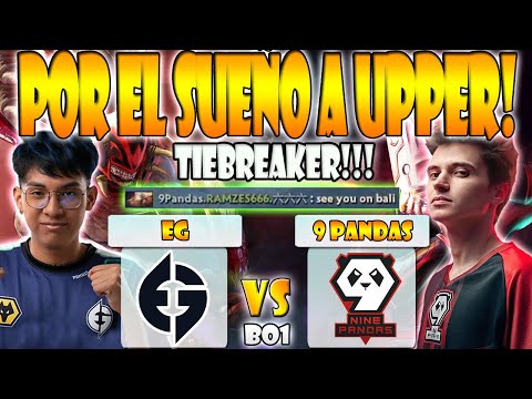 EG VS 9 PANDAS [BO1] TIEBREAKER PAKAZS, WISPER, MATTHEW VS RAMZES, KIYOTAKA-RIYADH MASTERS 2023-DOTA