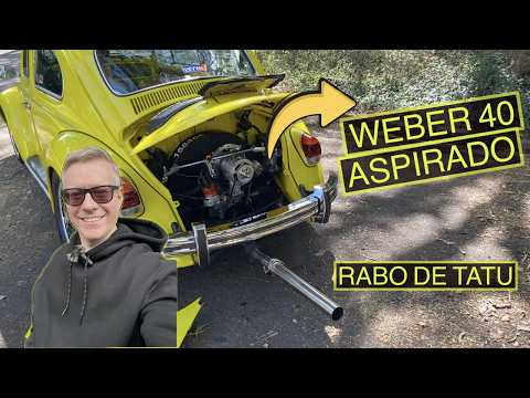 FUSCA TRAZ DUPA WEBER 40 E PREPARAÇÃO ASPIRADA | Garagem Drops