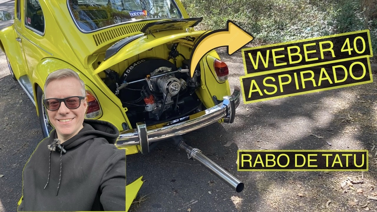 FUSCA TRAZ DUPA WEBER 40 E PREPARAÇÃO ASPIRADA | Garagem Drops