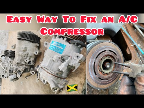 How To Diagnose and Replace an A/C Compressor Clutch and Bearing Noise on your Car (BMW-X5) #ac