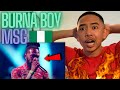 BURNA BOY - WAY TOO BIG AT MADISON SQUARE GARDEN REACTION! Nigerian Music 🇳🇬🔥