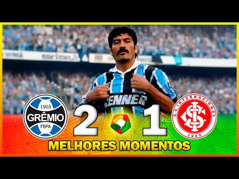 GRÊMIO 2 x 1 INTERNACIONAL ● HIGHLIGHTS ● 1995 GAÚCHO CHAMPIONSHIP ● FINAL ● GAME 02