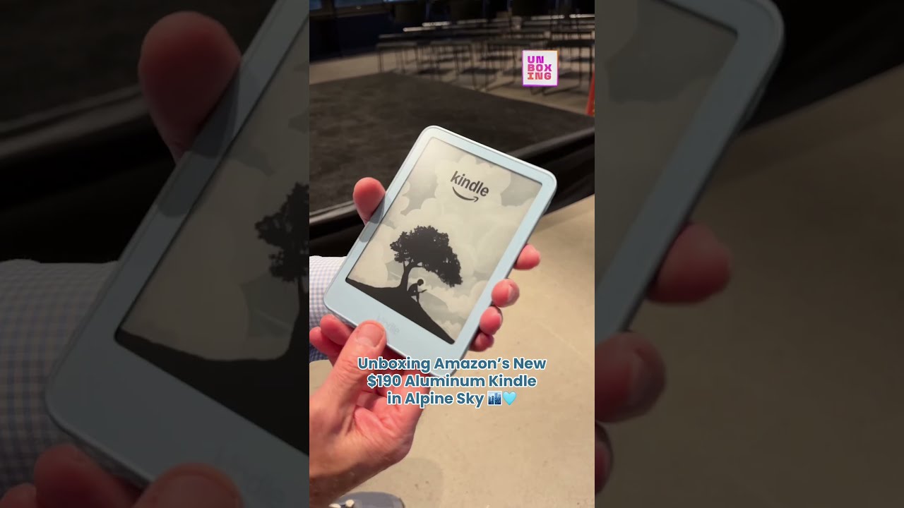 Unboxing: $190 Amazon Kindle in Alpine Sky (2026)