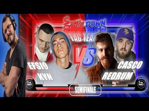 KYN & EFSI9 vs REDRUM & CASCO (Semifinale) SMIC DOWN TAG TEAM Reaction
