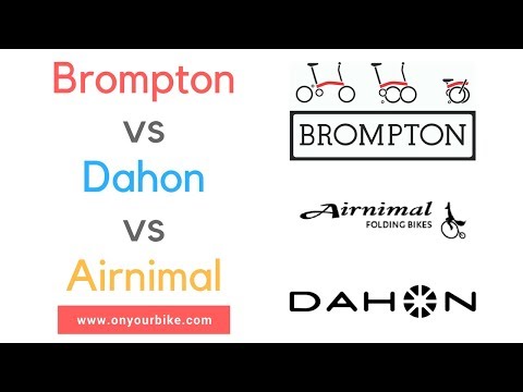 Brompton vs Dahon vs Airnimal Folding Bike - Top Folding Bike Brands