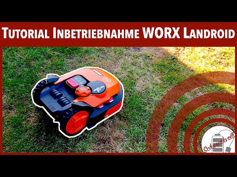 [Tutorial] Worx Landroid Rasenmäher - Begrenzungsdraht verlegen, App und Inbetriebnahme