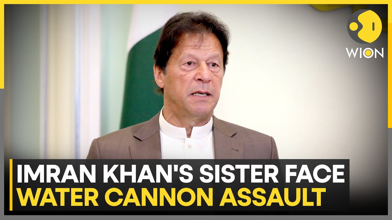 PTI Claims Chemical Water Used on Protesters Outside Adiala Jail | WION