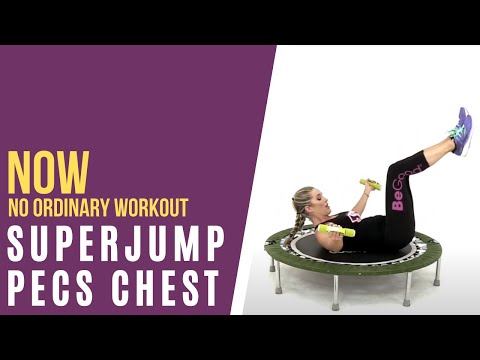 NOW -Jill Cooper's  Rebounding Workout Toning  Pecs Chest with Superjump