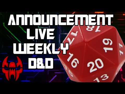 ANNOUNCEMENT! I'm Joining A LIVE D&D Campaign on Twitch!