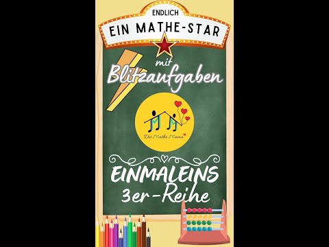 Blitzaufgaben EINMALEINS 3er Reihe