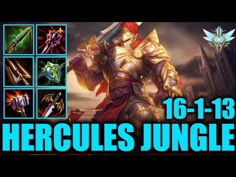 Asserting dominance as Hercules Jungle - Smite Grandmasters Ranked
