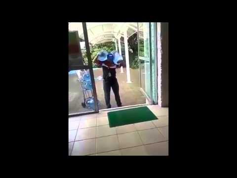 How Many of These Can You Carry ? Amazing Guy Must see Video 2015