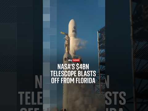 NASA's $4bn telescope blasts off from Florida