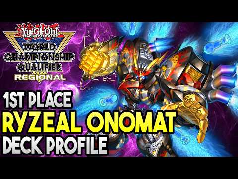 YU-GI-OH! REGIONALS 1ST PLACE RYZEAL ONOMAT DECK PROFILE FT BRAD M | BPRO 2026