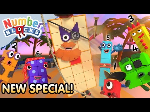 The Treasure Of Hexagon Island! | Numberblocks Full Episode | 123 - Numbers Cartoon For Kids