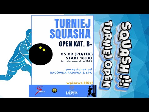 Rozpoczęcie sezonu OPEN Squash & Sisters vol1–Babskie Uderzenie Kort 2 cd