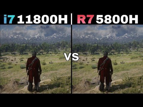 i7 11th Gen 11800H vs Ryzen 7 5800H RTX 3050 Gaming Test - Lenovo Legion 5